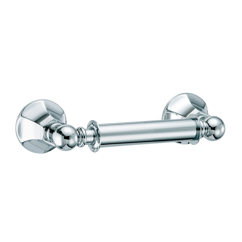 Claremont Wall Mounted Toilet Paper Holder, Polished Chrome