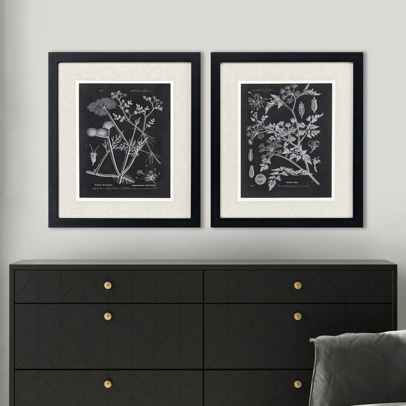 Mono Botanicals I S/2 Print by Libby Langdon Paragon