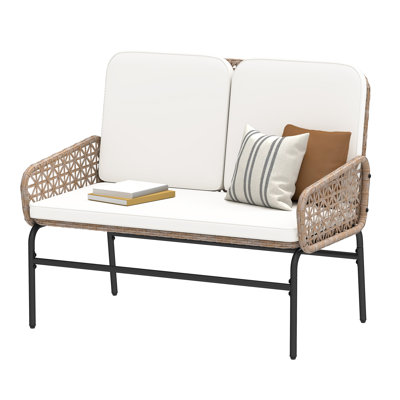 Patio Furniture Outdoor Rattan Loveseat
