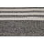 Tapis oriental rayé gris Kilim Durrie 8 x 12