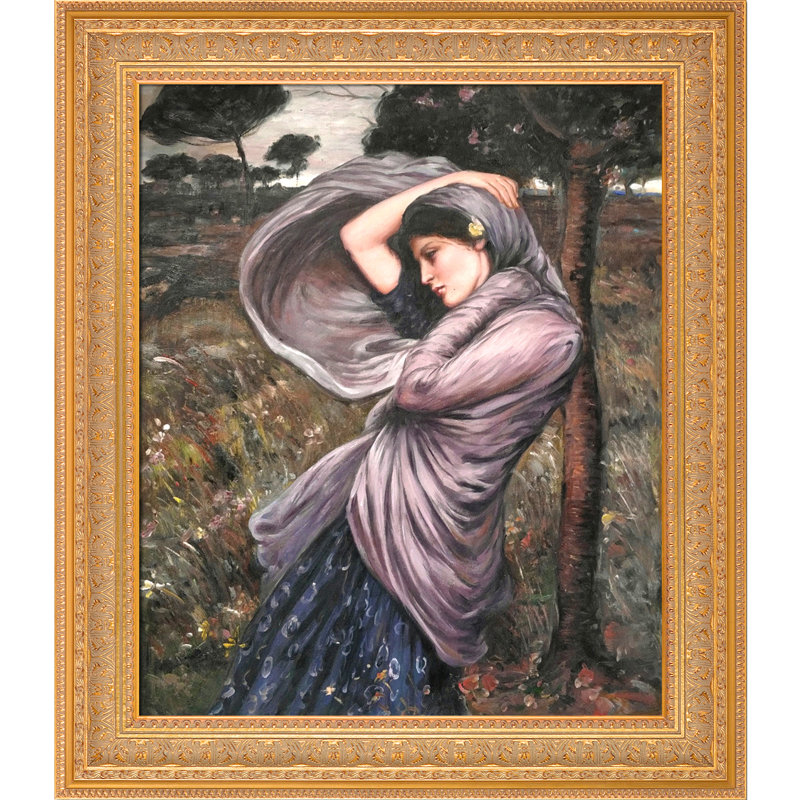 « alésageas » par john william waterhouse, peinture sur toile encadrée, H 30,5 po x l 26,5 x P 2 po, Sovereign