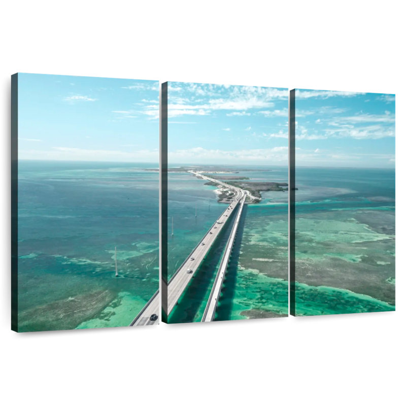 Lilie Wonderful Seven Mile Bridge, H 28 po x l 45 po
