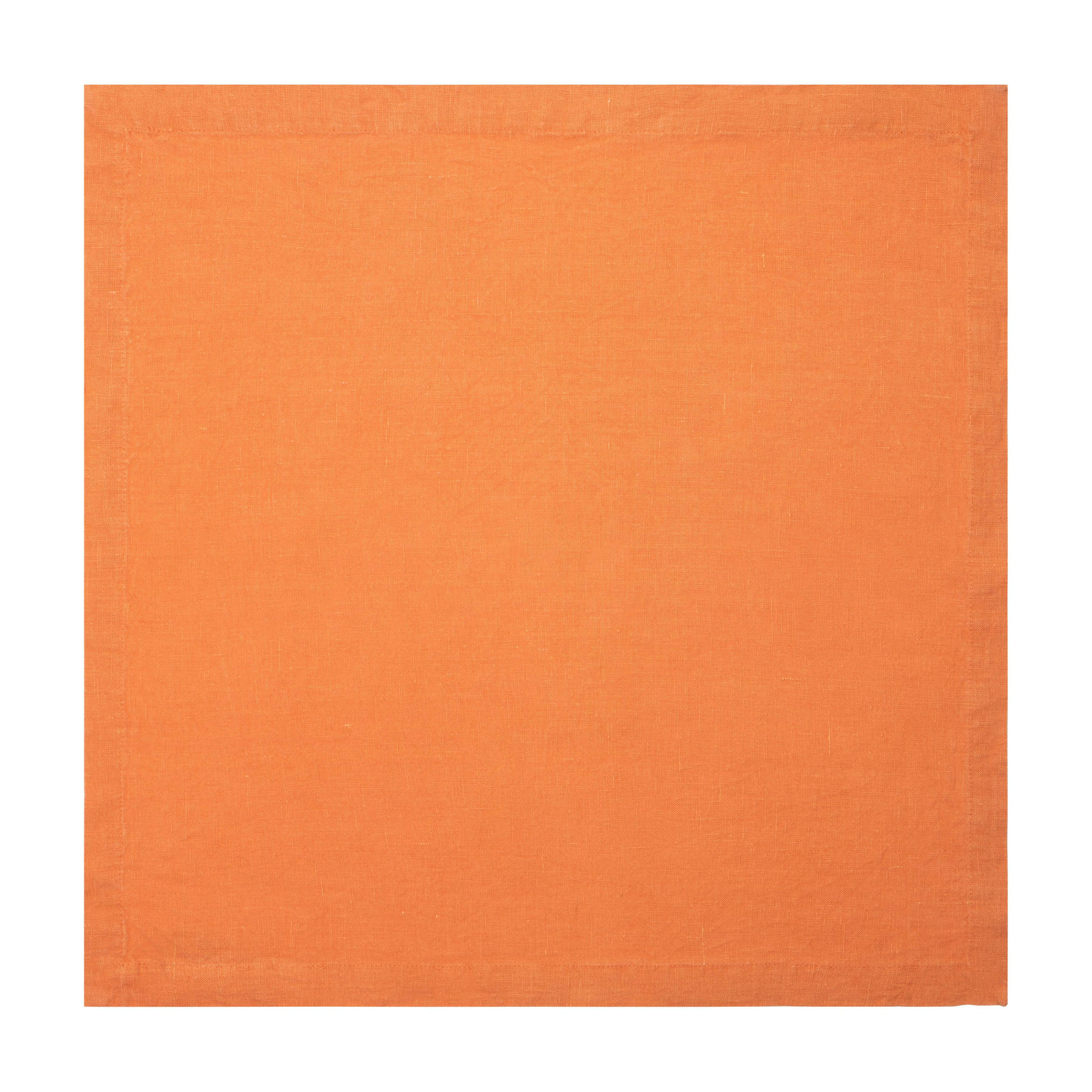 Linen Square Napkin, Clementine