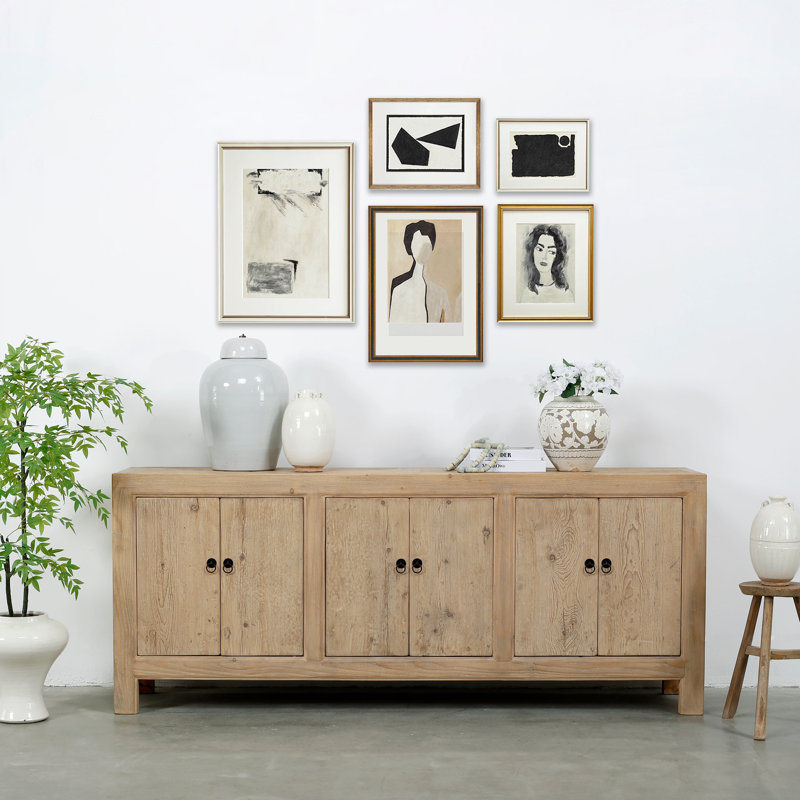 Hibba 89'' W Solid Wood Buffet