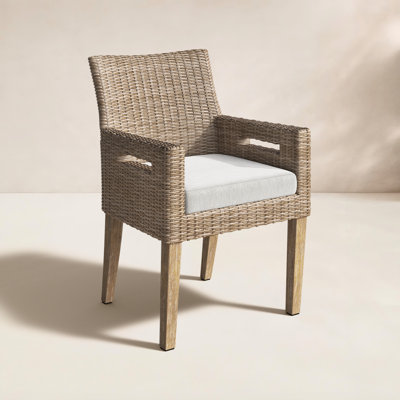 Fleur Outdoor Dining Armchair with Cushion