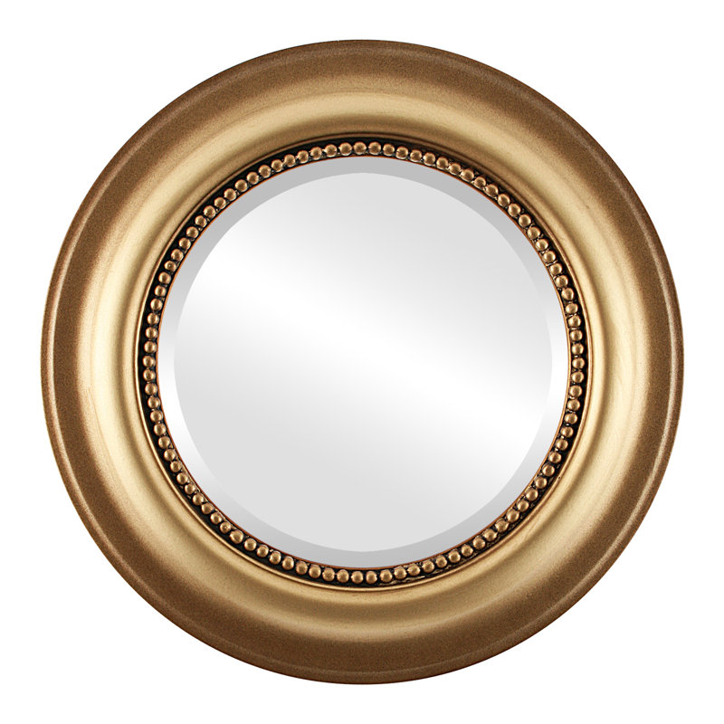 Witney Round Mirror, 23" x 23", Desert Gold