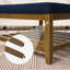 Table basse rembourrée avec repose-pieds carré-418853660-418853661