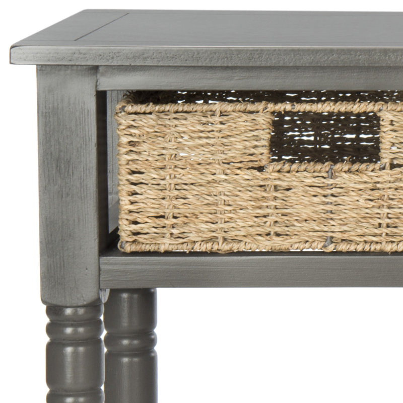 Console en bois massif 44,5 po Painswick, Gris