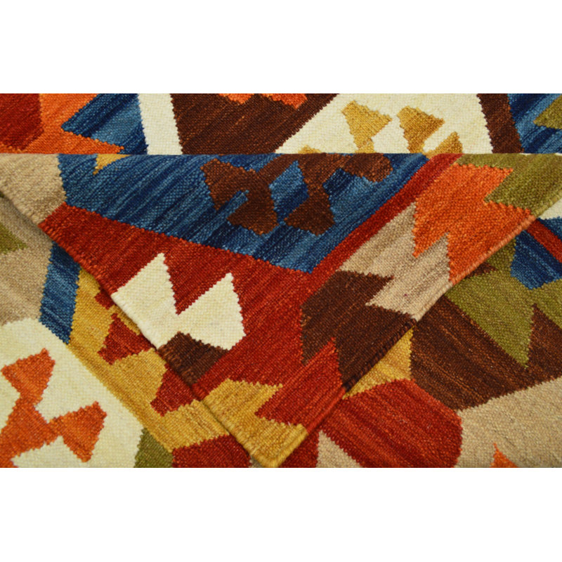 Southwestern Wool Hand Woven Area Rug, Rectangle 155 x 244cm
