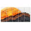 «Sunrise Tree In Forest Landscape III», art mural forêt - décoration murale traditionnelle 5 pièces-972927917