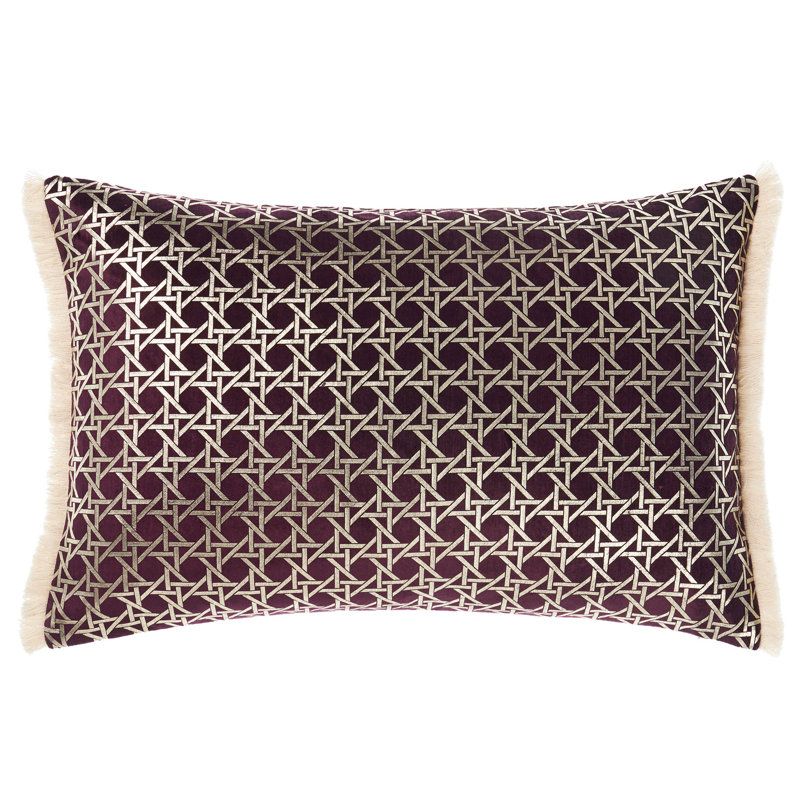 Taira Geometric Multicolour Rectangular Cushion, 100% Hollowfibre