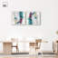 Emerald Isle IV, ensemble de toiles minimalistes abstraites par Art Remedy-111791619-111791621