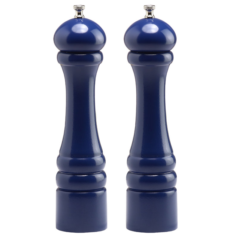 Chef Specialties Imperial Salt and Pepper Grinder Set, Cobalt