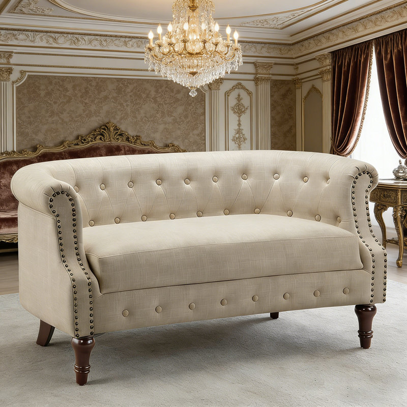 Canapé-causeuse pour le salon - canapé long dans une boîte, causeuse pour petit espace, fauteuils pour le salon