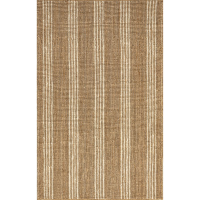 Hanna Striped Jute Area Rug