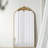 66" X 36" Full Length Mirror, Arched Mirror Hanging Or Leaning Against Wall, Large Gold Mirror