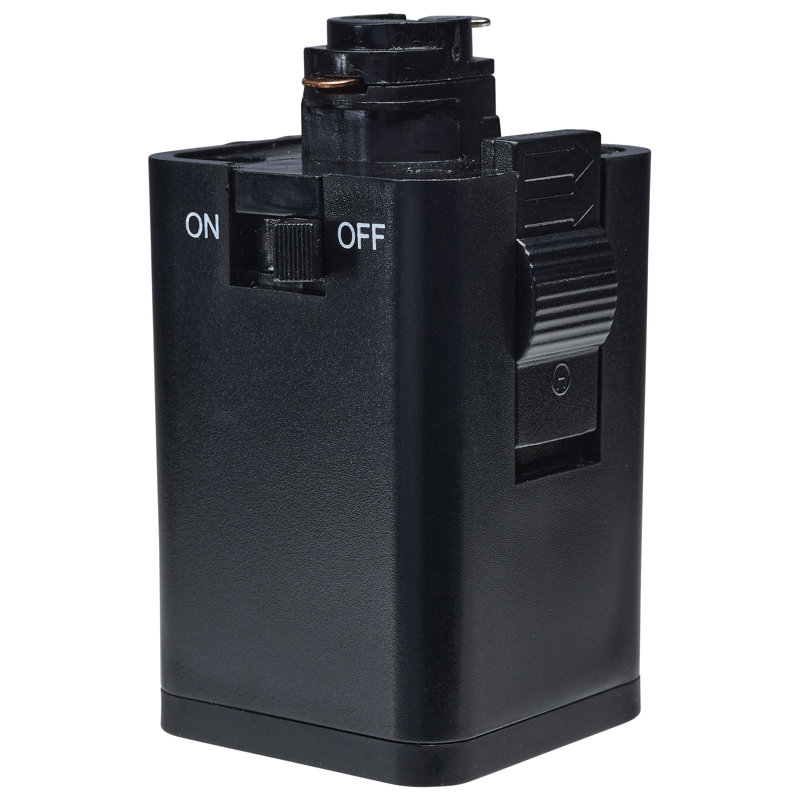 Outlet Track Adapter;, Black