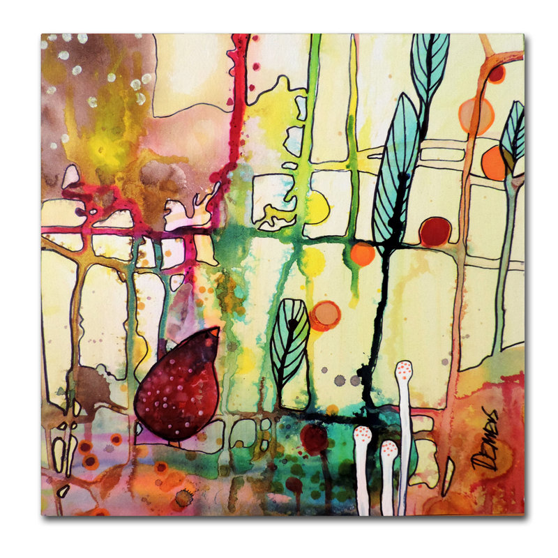 Sylvie Demers Abstract Canvas Print in Multicolor, 27" x 33"