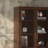 Simple bookcase with glass doors