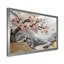 Marbre cerisiers en fleurs, poésie des pétales IV - art mural cerisier en fleurs-1027103643-1027103621-1027103642