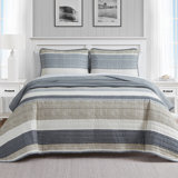 Raeford Nautica Cotton Reversible Quilt Set