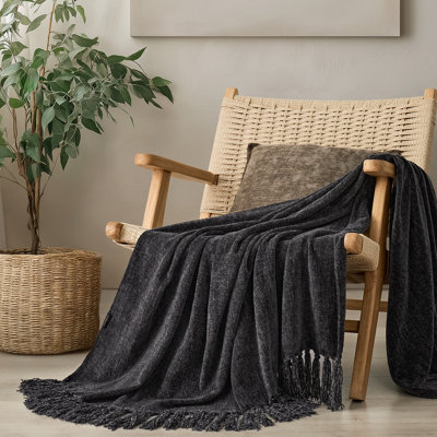 Soft Chenille Throw Blanket
