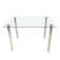 Brycen 43.3" Length Glass Dining Table