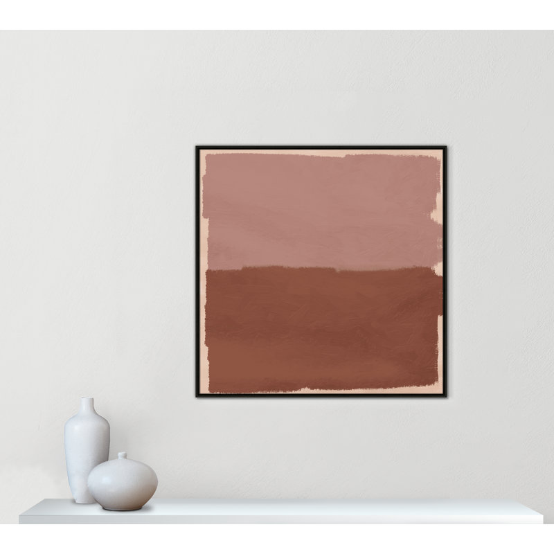 «Hollow Delight», reproduction carrée par Marcus Prime, H 41,5 po x l 41,5 po, Espresso