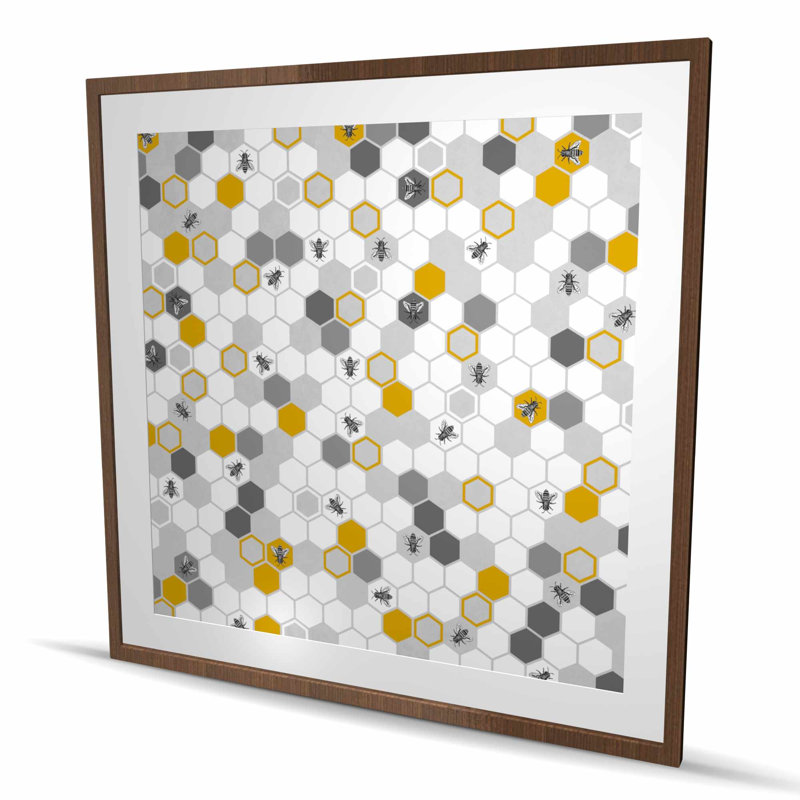 Motif de ruche - insecte, reproduction encadrée