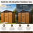 Outdoor Storage Shed with Foundation