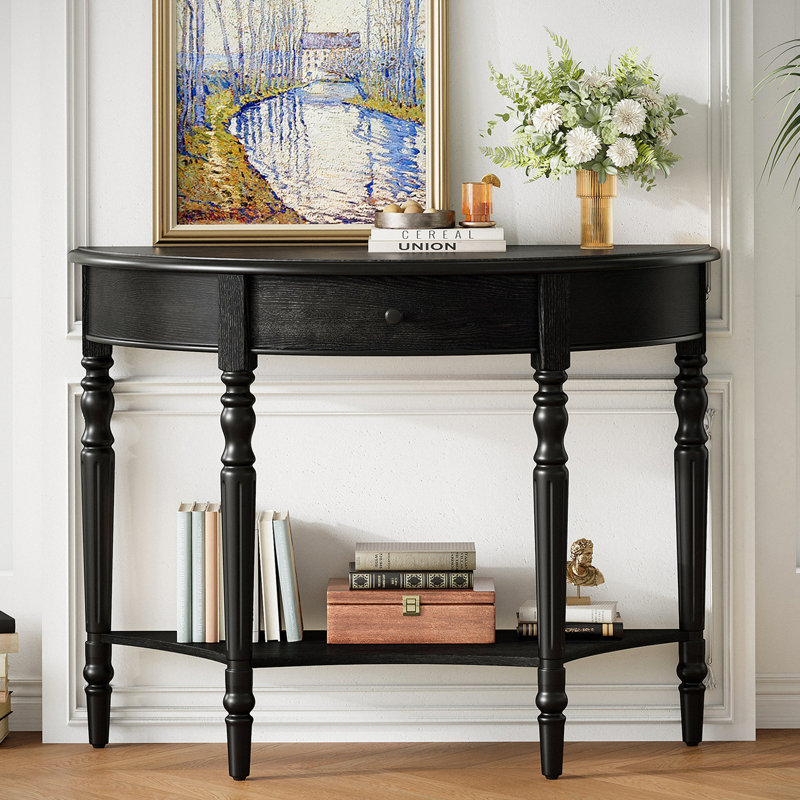 Console 39 po Wallis, Noir