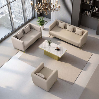 Ensemble de canapé de réception moderne et minimaliste