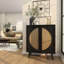 Armoire géométrique noire à 1 porte et 2 portes Maxfield