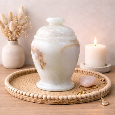 Marble Keepsake Cremation Urn For Ashes