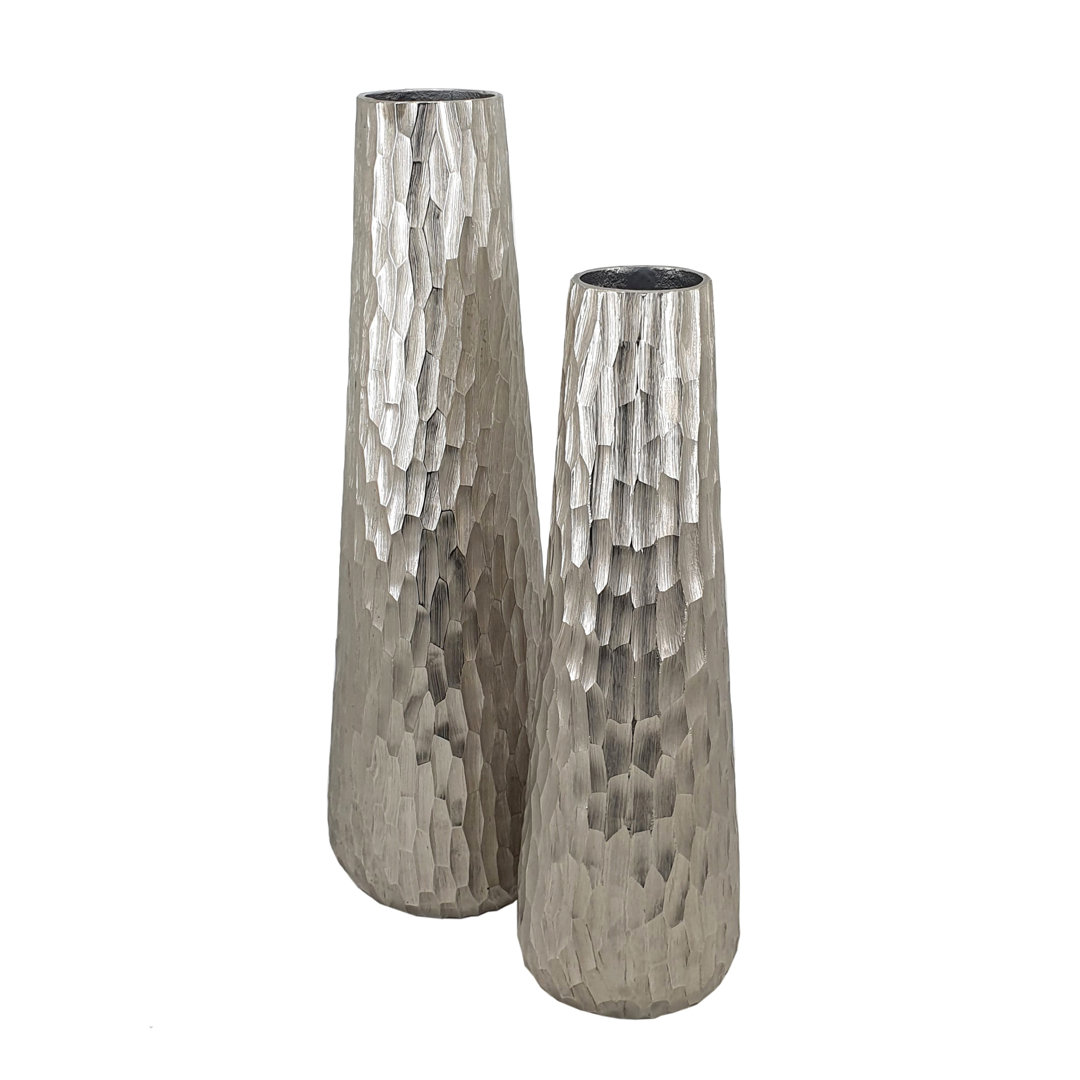 Romary Aluminum Jar (Set of 2) Everly Quinn