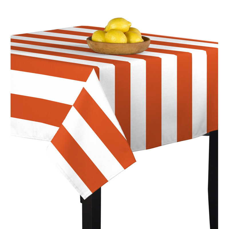 Sam Tablecloth, 84" L x 84" W, Orange