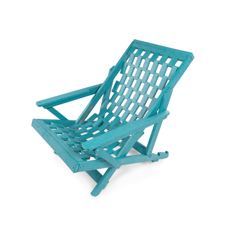 Méridienne d'extérieur pliable Pinecrest, Bleu hawaïen