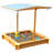 Sunside Sails Winslow 46.5'' x 46.5'' Solid Wood Sandbox