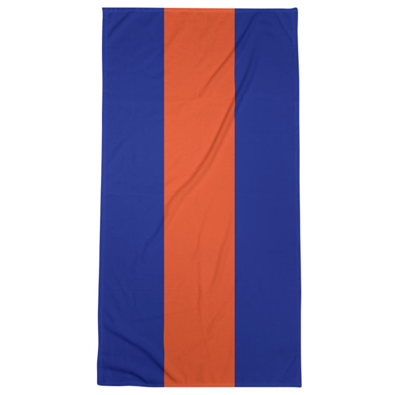 Beach Towel, Blue/Orange