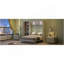 Lit escamotable double pleine grandeur avec tablettes, garde-robe et lumières DEL, blanc-36907977-36907982
