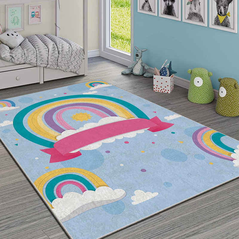 Tapis luxueux (4 pi x 6 pi), 100% polyester, 740 g / m² | Éponge stratifiée antidérapante pour le confort | Antibactérien, facile à nettoyer, lavable à la machine à 86 ° F | Parfait pour le salon et la chambre à coucher