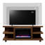 Meuble télé Canyon Fireplace, 65 po, jusqu'à 75 po, contrôle de la luminosité et de la température