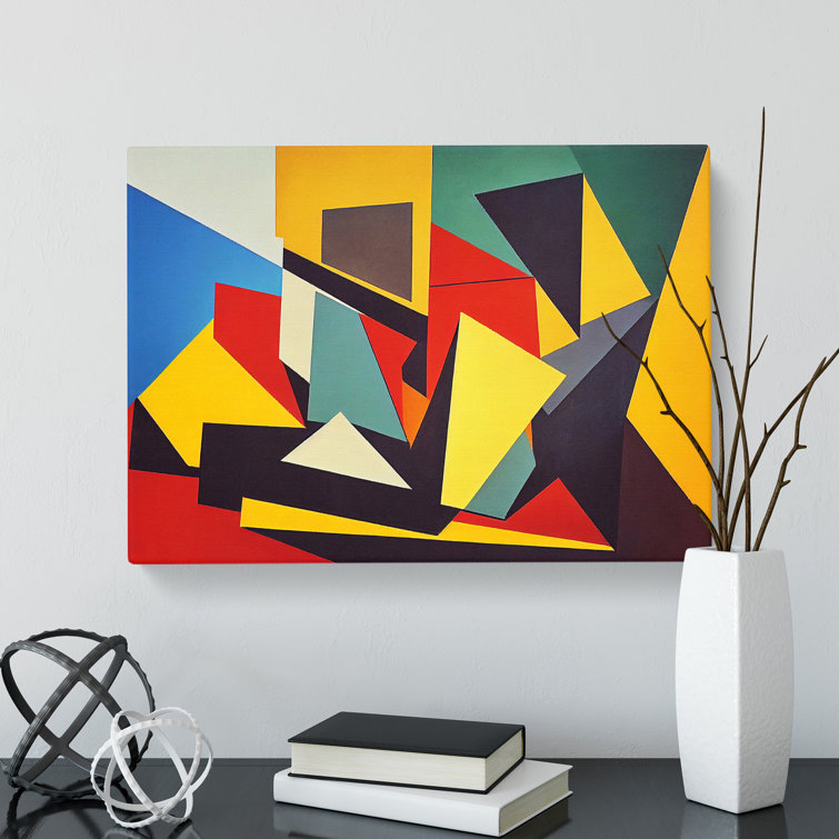 Modern Abstract Shapes Vol.7 - Wrapped Canvas Print