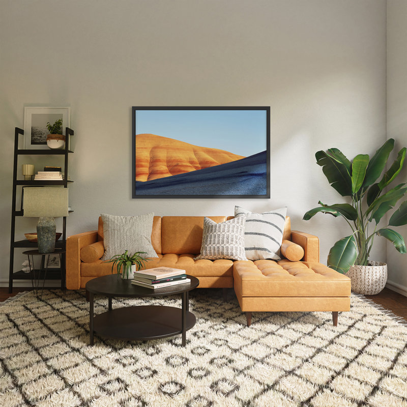 Desert Peak Print by Acer Images, Maple Single Picture Framed