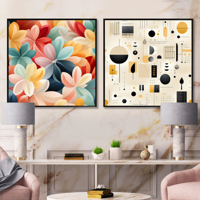 Montfermeil - Abstract Collages Square Collage Set Of 2
