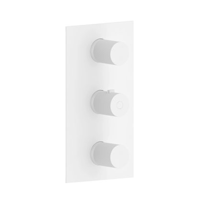Ensemble de garniture 3 fonctions blanc mat