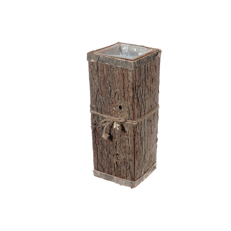 Pot de fleurs en bois Mulligan, H 16 po x l 6 po x P 6 po