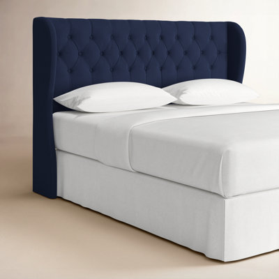 Tomey Upholstered Wingback Headboard