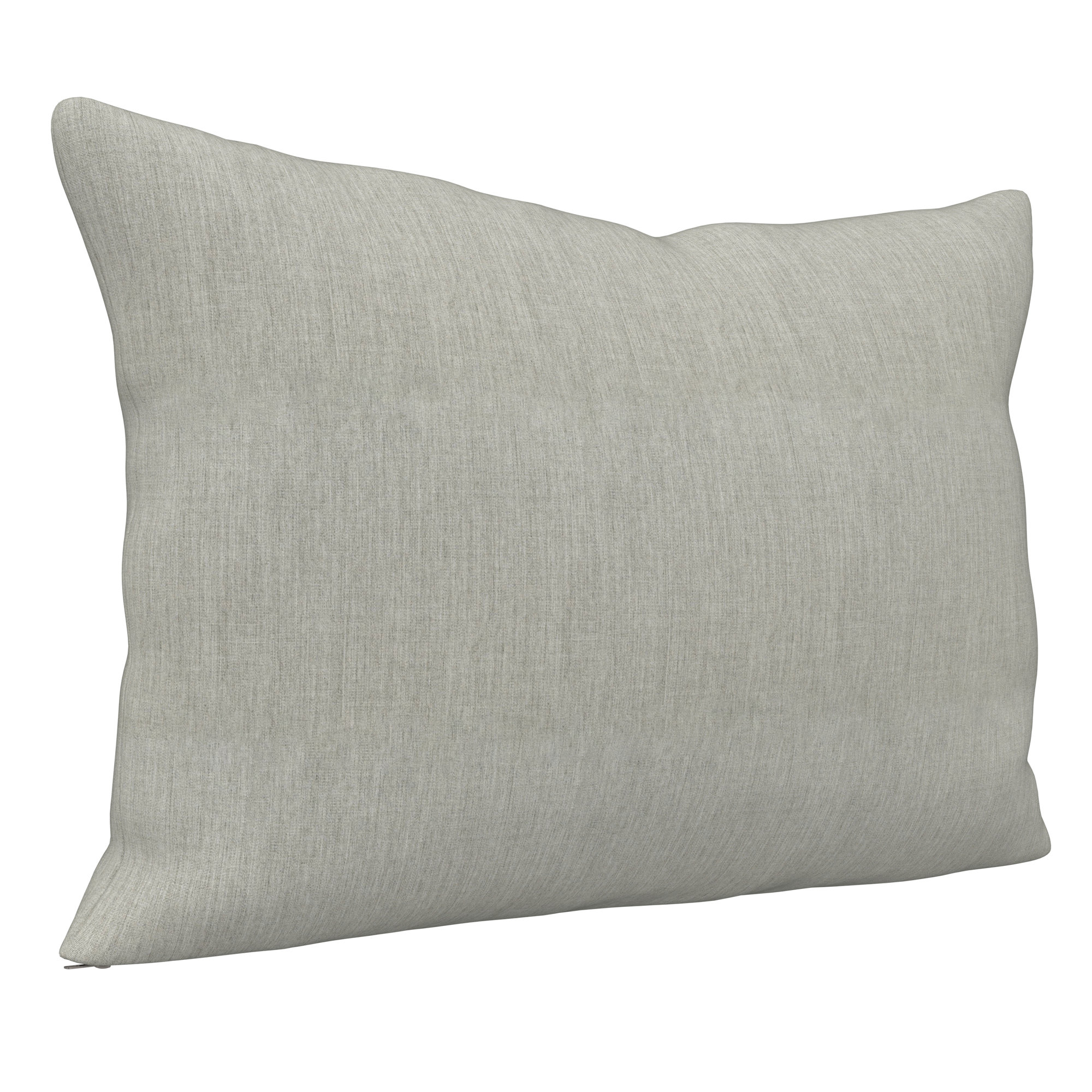 Amala Outdoor/Indoor Kidney Pillow, Canvas Granite