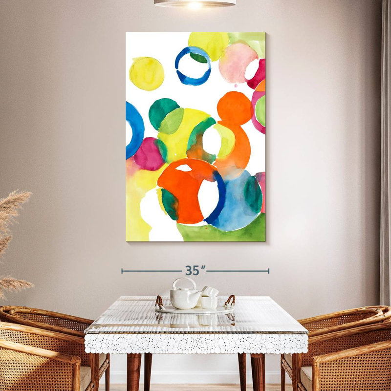 Avery Colorful Circles, 51" H x 34" W